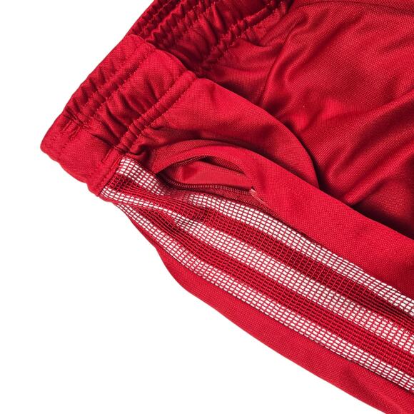 Mens Adidas Track Suit Size Small Red Prime Green White Stripe Athletic Jacket - Picture 6 of 10